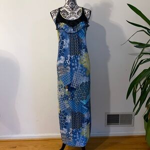 NWT!! Julia Fashion Beach Sleeveo Maxi Dress Size Small